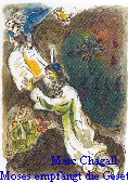 Marc Chagall
Moses empfngt die Gesetzestafel